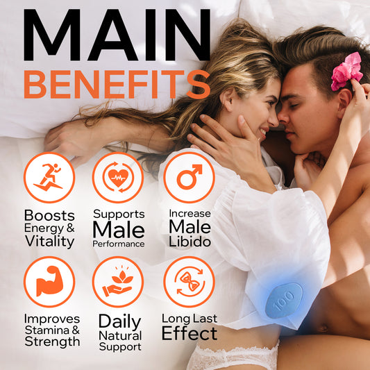 Ronly Bluvital - Natural Herbal Blue Pills For Men With Korean Ginseng 100mg