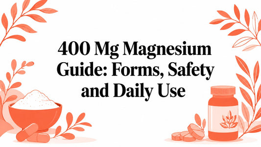 400 Mg Magnesium Guide: Forms, Safety and Daily Use