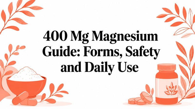 400 Mg Magnesium Guide: Forms, Safety and Daily Use