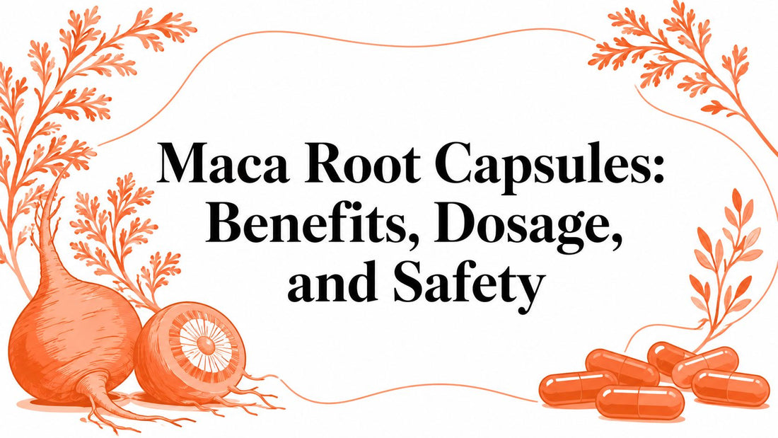 Maca Root Capsules: Benefits, Dosage, and Safety