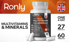Multivitamins & Minerals  (27 Essential Nutrients)