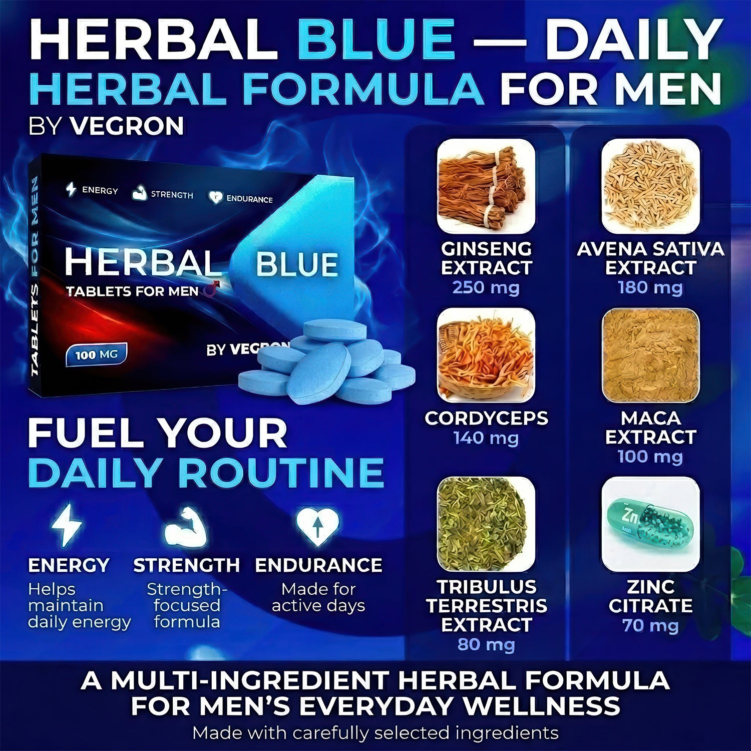 Vegron Herbal Blue