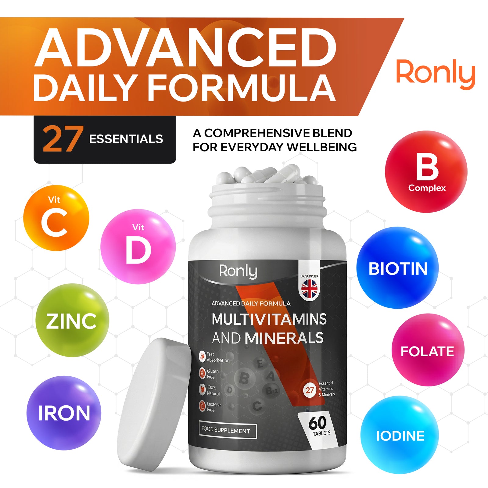 Multivitamins & Minerals  (27 Essential Nutrients)
