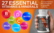 Multivitamins & Minerals  (27 Essential Nutrients)