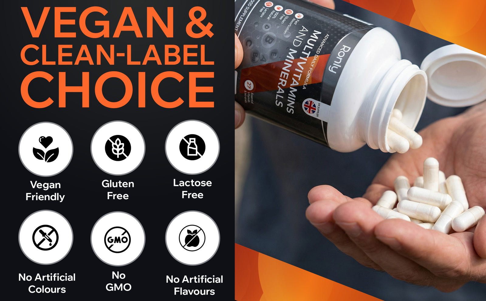 Multivitamins & Minerals  (27 Essential Nutrients)