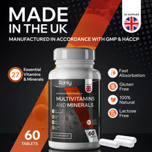 Multivitamins & Minerals  (27 Essential Nutrients)