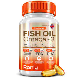 Ronly Omega-3 Fish Oil Triple Strength 1800mg – 120 Softgels