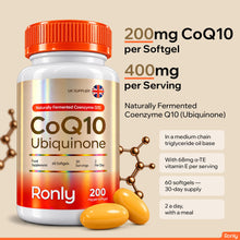 Ronly CoQ10 400mg – 60 Softgels with Vitamin E