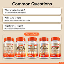 Ronly Omega-3 Fish Oil Triple Strength 1800mg – 120 Softgels