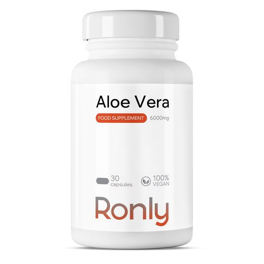 Ronly Aloe Vera – 6000mg High Strength Supplement | 30 Vegan Capsules